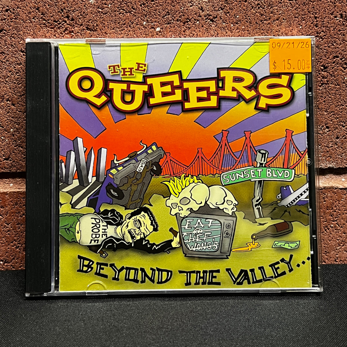 Used CD: The Queers "Beyond The Valley..." CD (2000 Press)