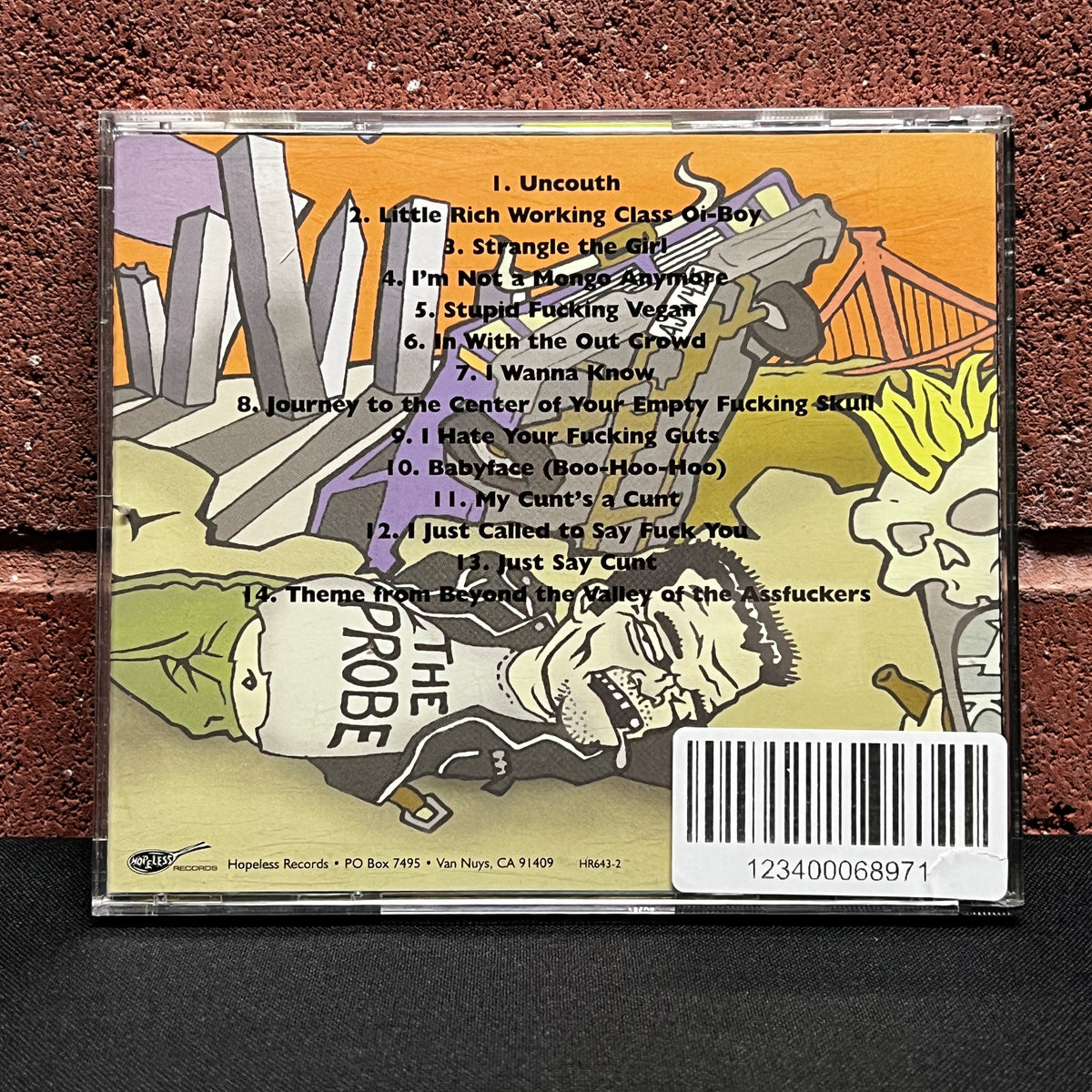 Used CD: The Queers "Beyond The Valley..." CD (2000 Press)