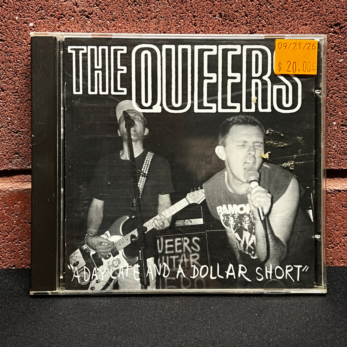 Used CD: The Queers "A Day Late And A Dollar Short" CD (1996 Lookout! Press)
