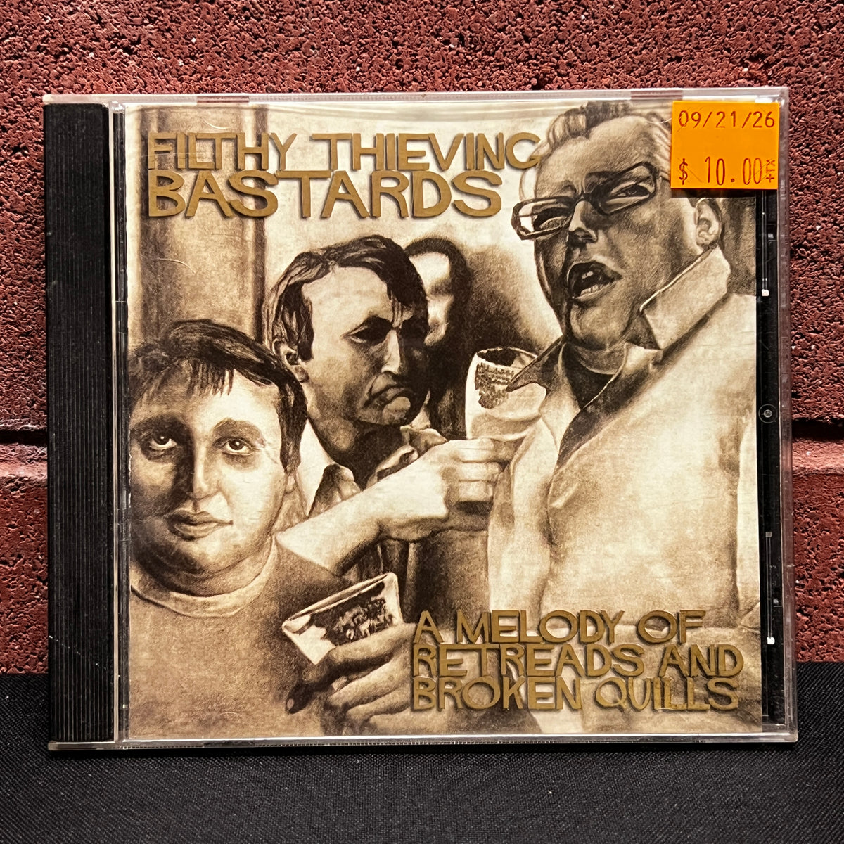 Used CD: Filthy Thieving Bastards "A Melody Of Retreads And Broken Quills" CD (2001 Press)
