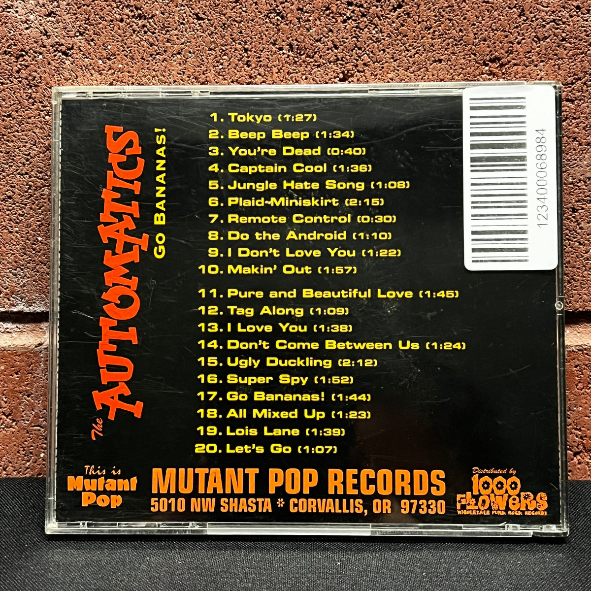 Used CD: The Automatics "Go Bananas!" CD (1998 Press)