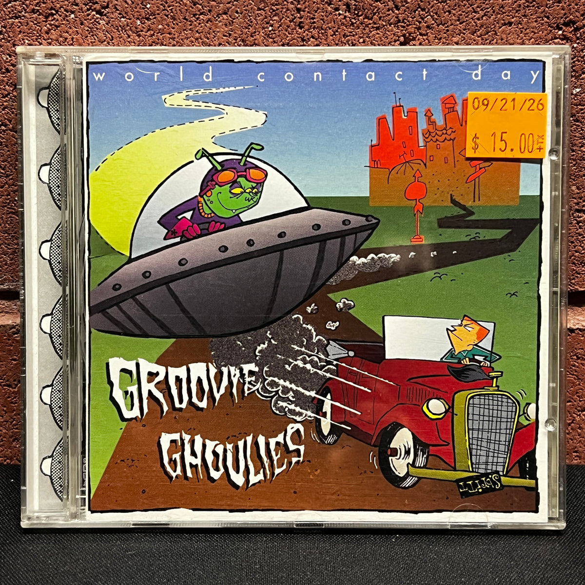 Used CD: Groovie Ghoulies "World Contact Day" CD (1996 Lookout Press)