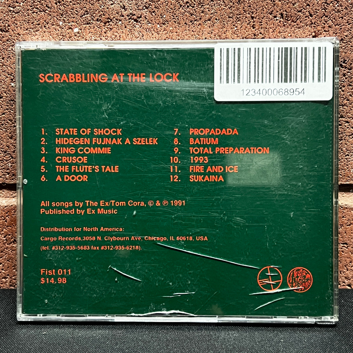 Used CD: The Ex + Tom Cora "Scrabbling At The Lock" CD (1993 Press)