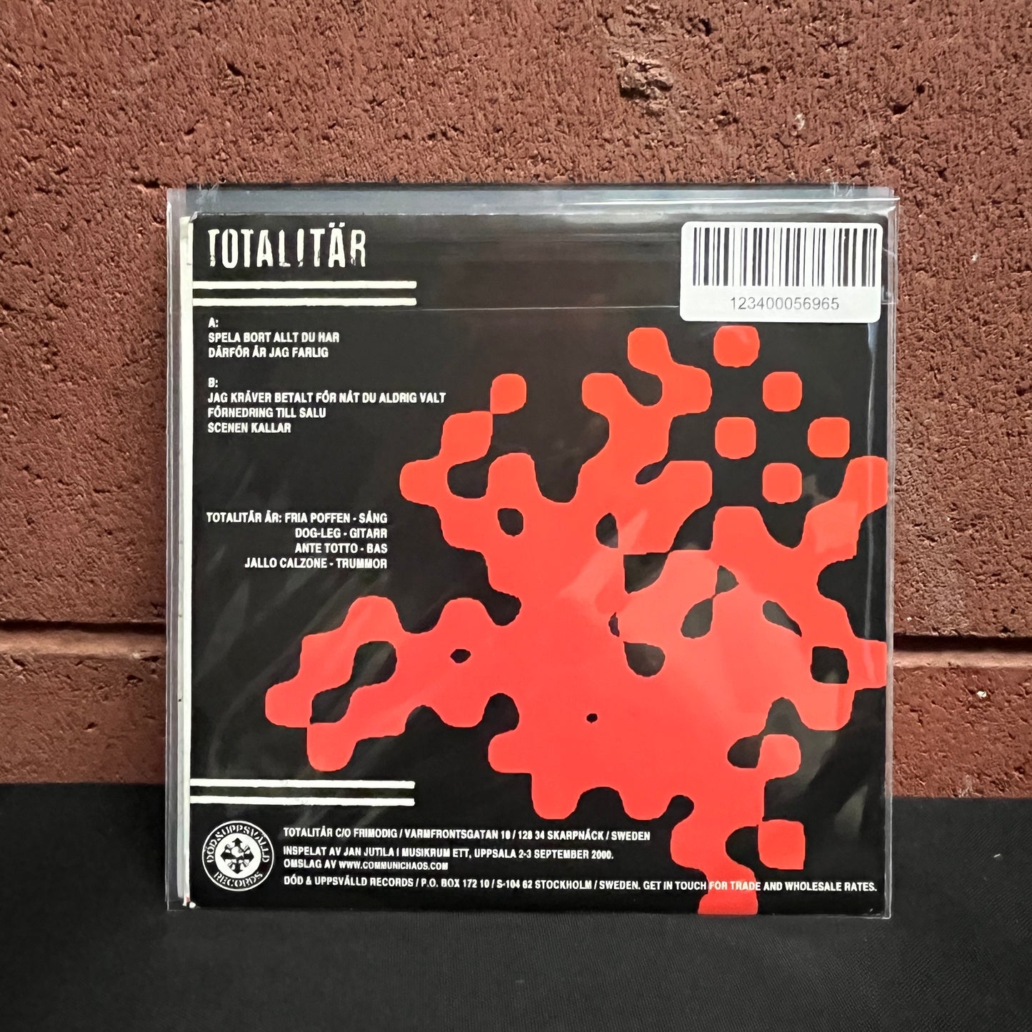 Used Vinyl: Totalitar ‎"Spela Bort Allt Du Har" 7"