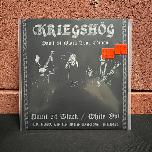 Used Vinyl: Kriegshog "Paint It Black" 7" (Clear Vinyl Tour Edition)