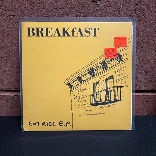 Used Vinyl: Breakfast "Eat Rice EP" 7" (White w/Red Splatter Vinyl)