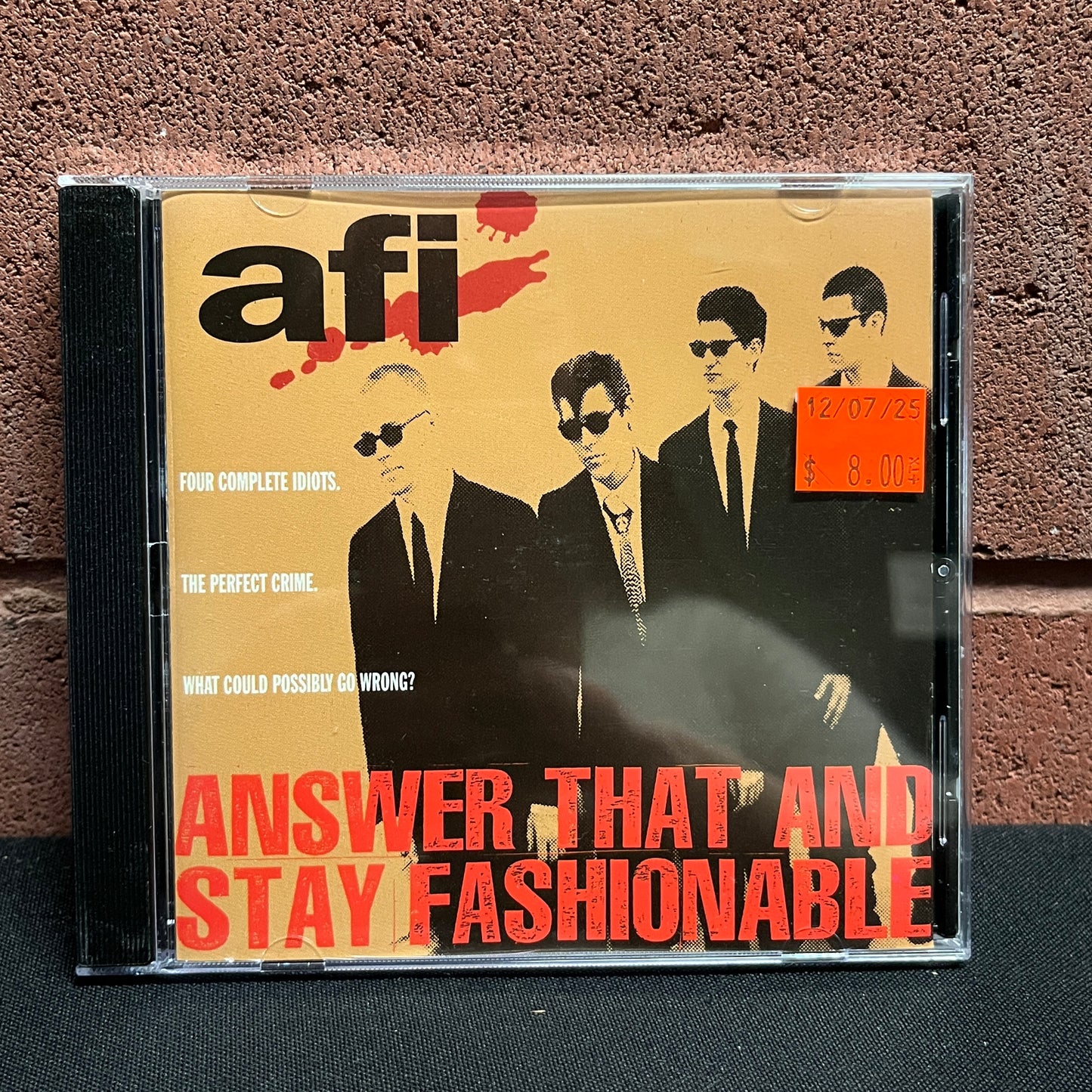Used CD: AFI "Answer That And Stay Fashionable" CD