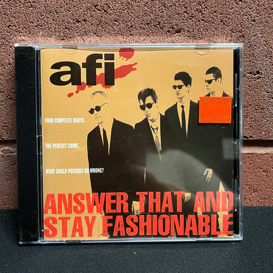 Used CD: AFI "Answer That And Stay Fashionable" CD