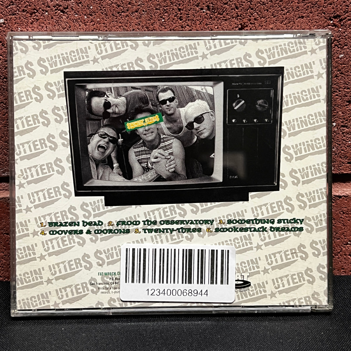 Used CD: Swingin' Utters "Brazen Head EP" CD (1999 Press)