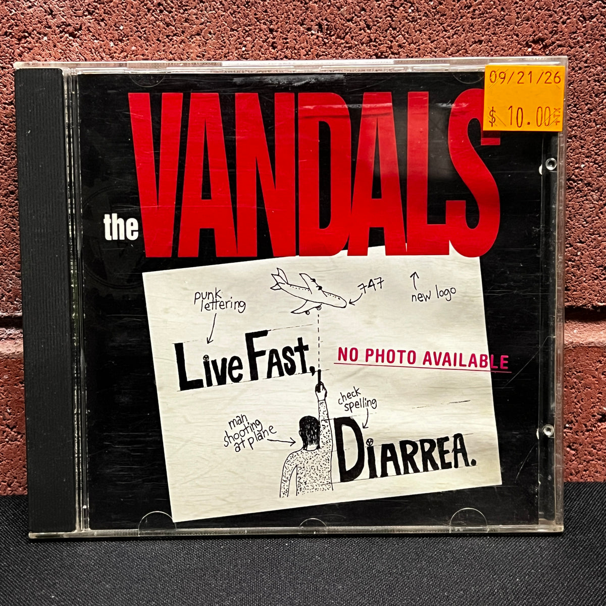 Used CD: The Vandals "Live Fast, Diarrea." CD (1995 Nitro Press)