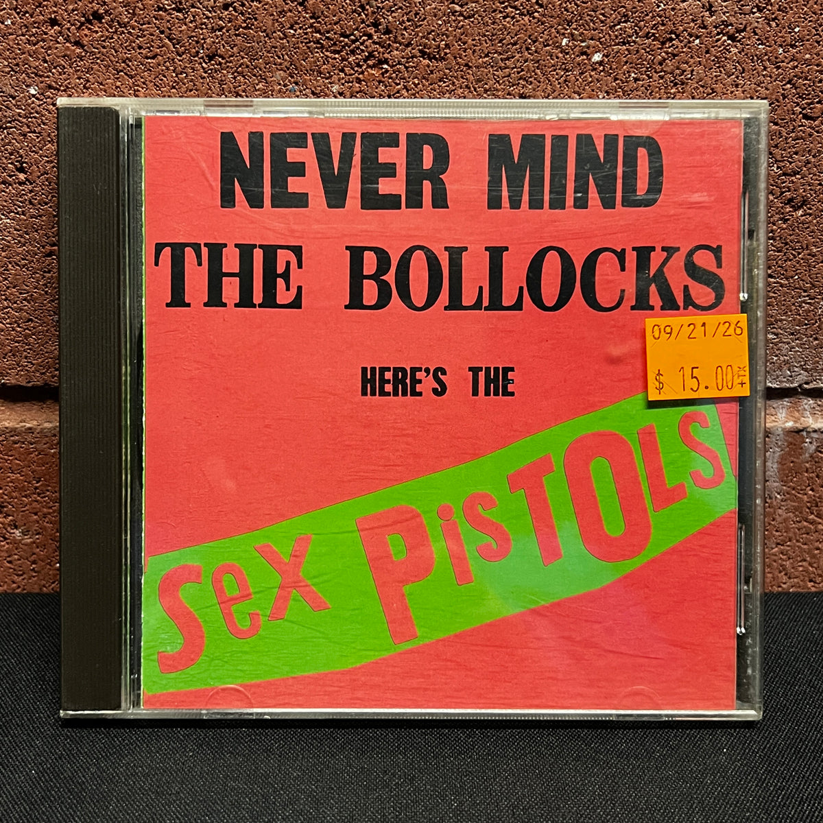 Used CD: Sex Pistols "Never Mind The Bollocks Here's The Sex Pistols" CD (1988 Press)