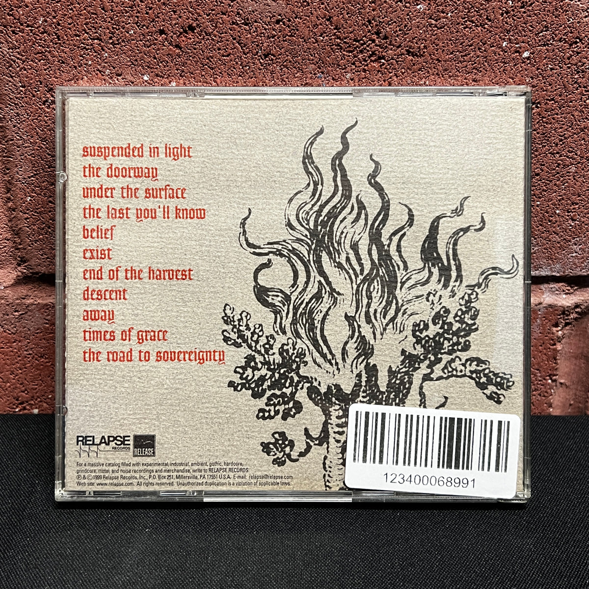 Used CD: Neurosis "Times Of Grace" CD (1999 Press)