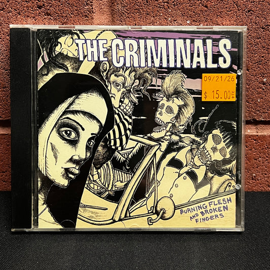 Used CD: The Criminals "Burning Flesh And Broken Fingers" CD (1999 Adeline Press)
