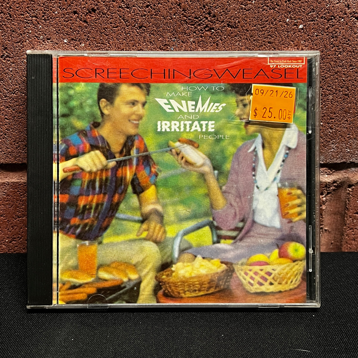 Used CD: Screeching Weasel "How To Make Enemies And Irritate People" CD (1994 Press)
