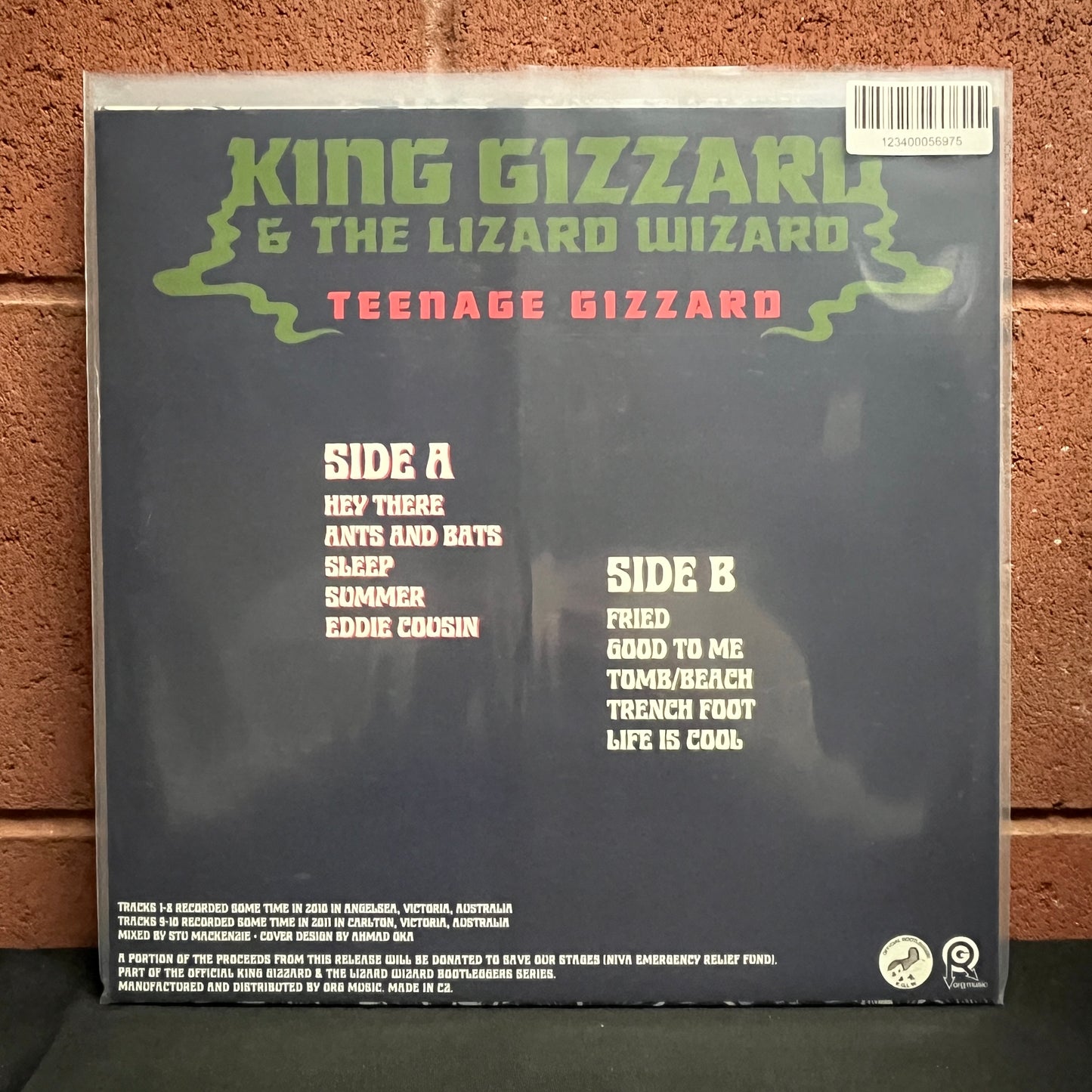 Used Vinyl: King Gizzard And The Lizard Wizard ‎"Teenage Gizzard" LP (Green Vinyl)