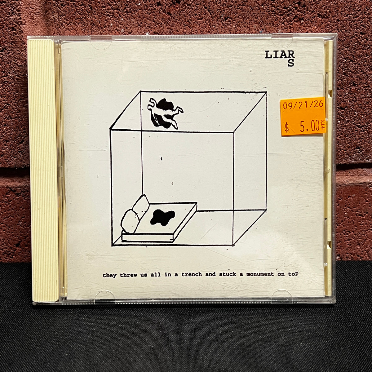 Used CD: Liars "They Threw Us All In A Trench And Stuck A Monument On Top" CD (2002 Press)