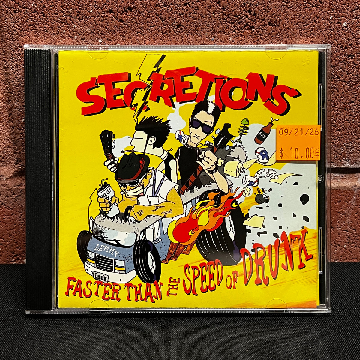 Used CD: Secretions "Faster Than The Speed Of Drunk" CD
