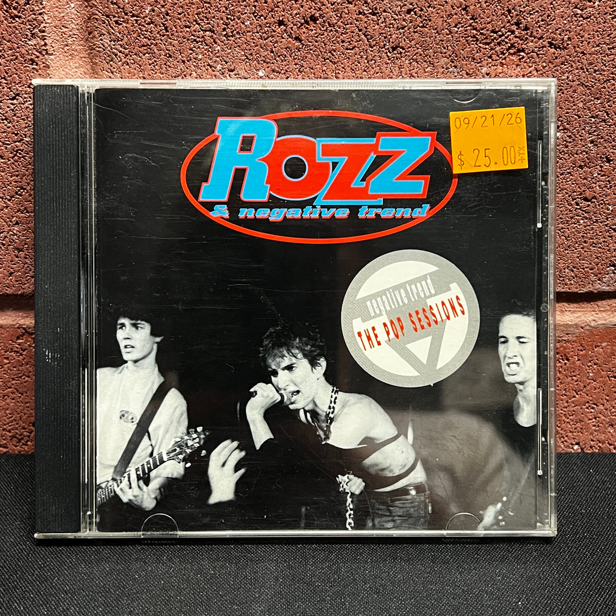 Used CD: Rozz & Negative Trend "The Pop Sessions" CD