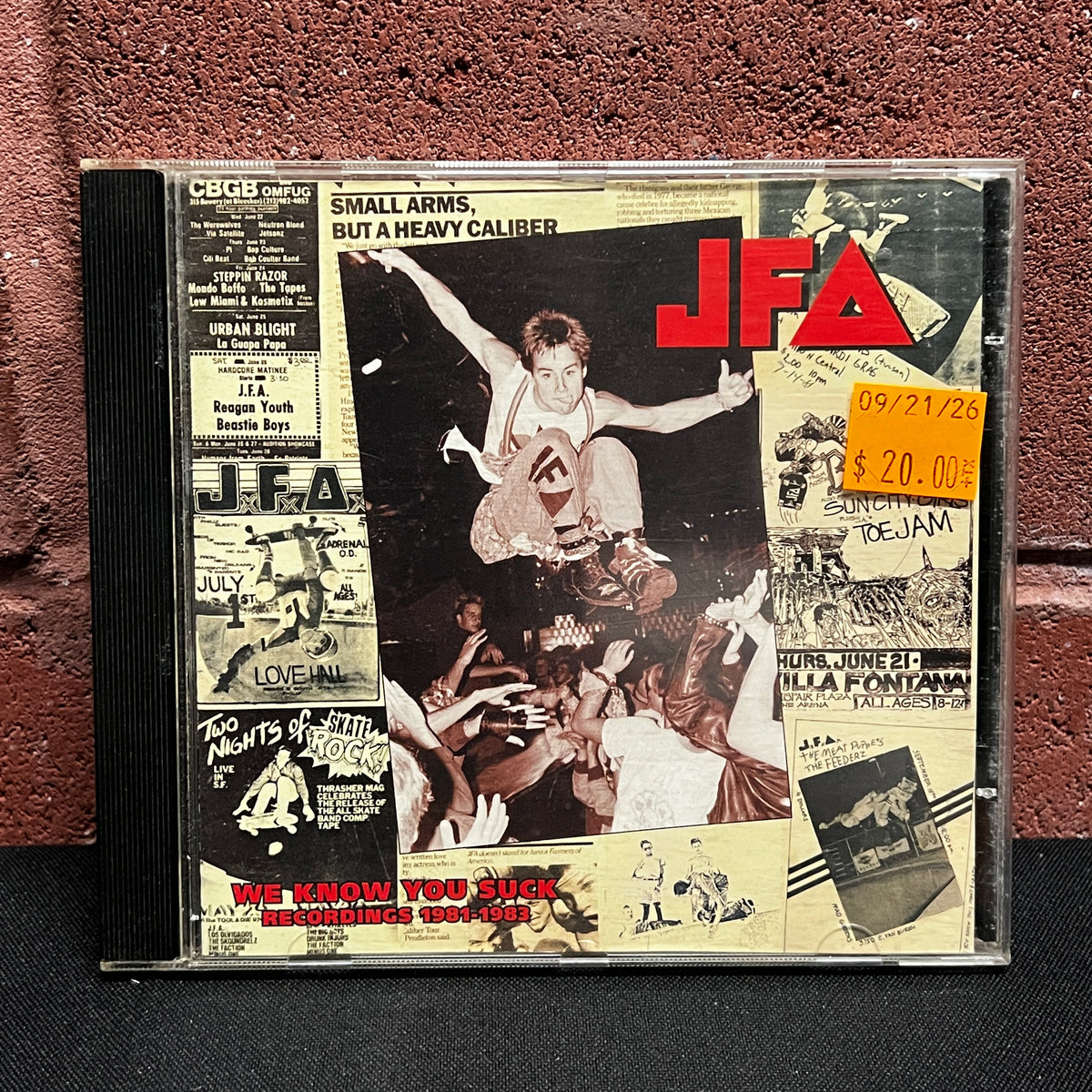 Used CD: JFA "We Know You Suck" CD