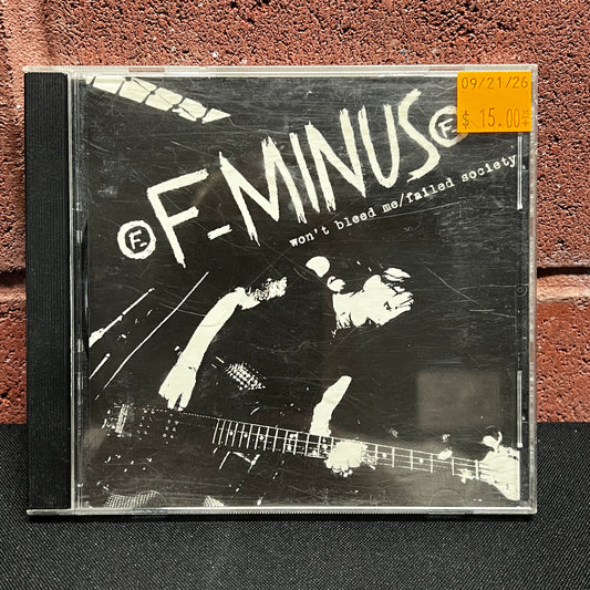Used CD: F-Minus "Won't Bleed Me / Failed Society" CD