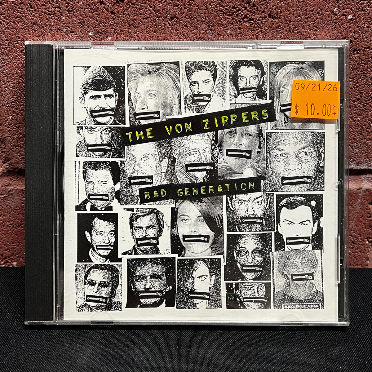 Used CD: The Von Zippers "Bad Generation" CD
