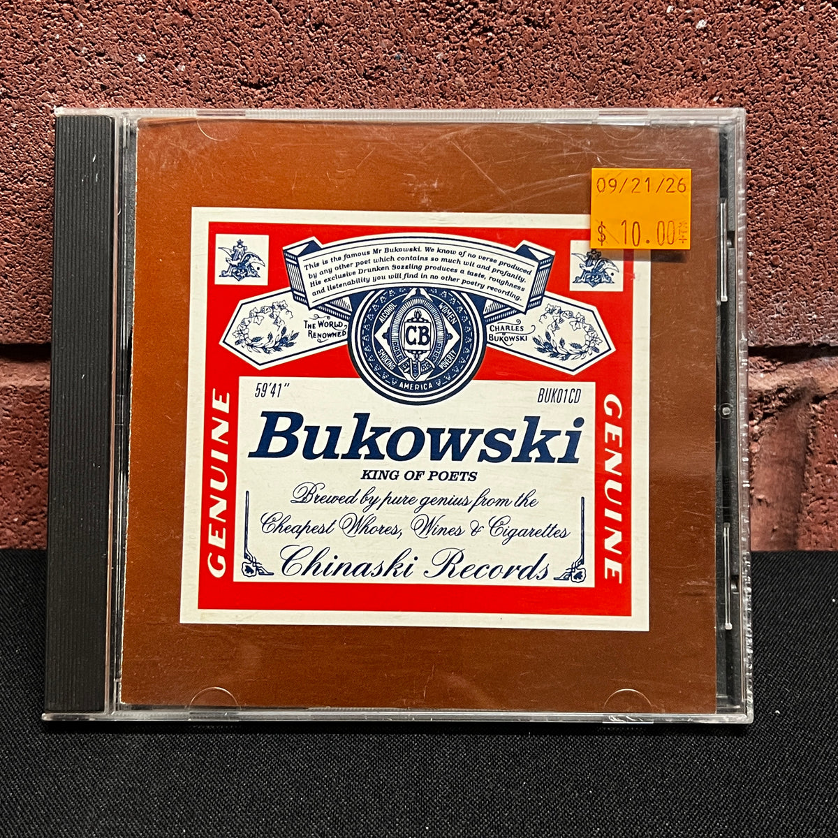 Used CD: Charles Bukowski "King of Poets" CD