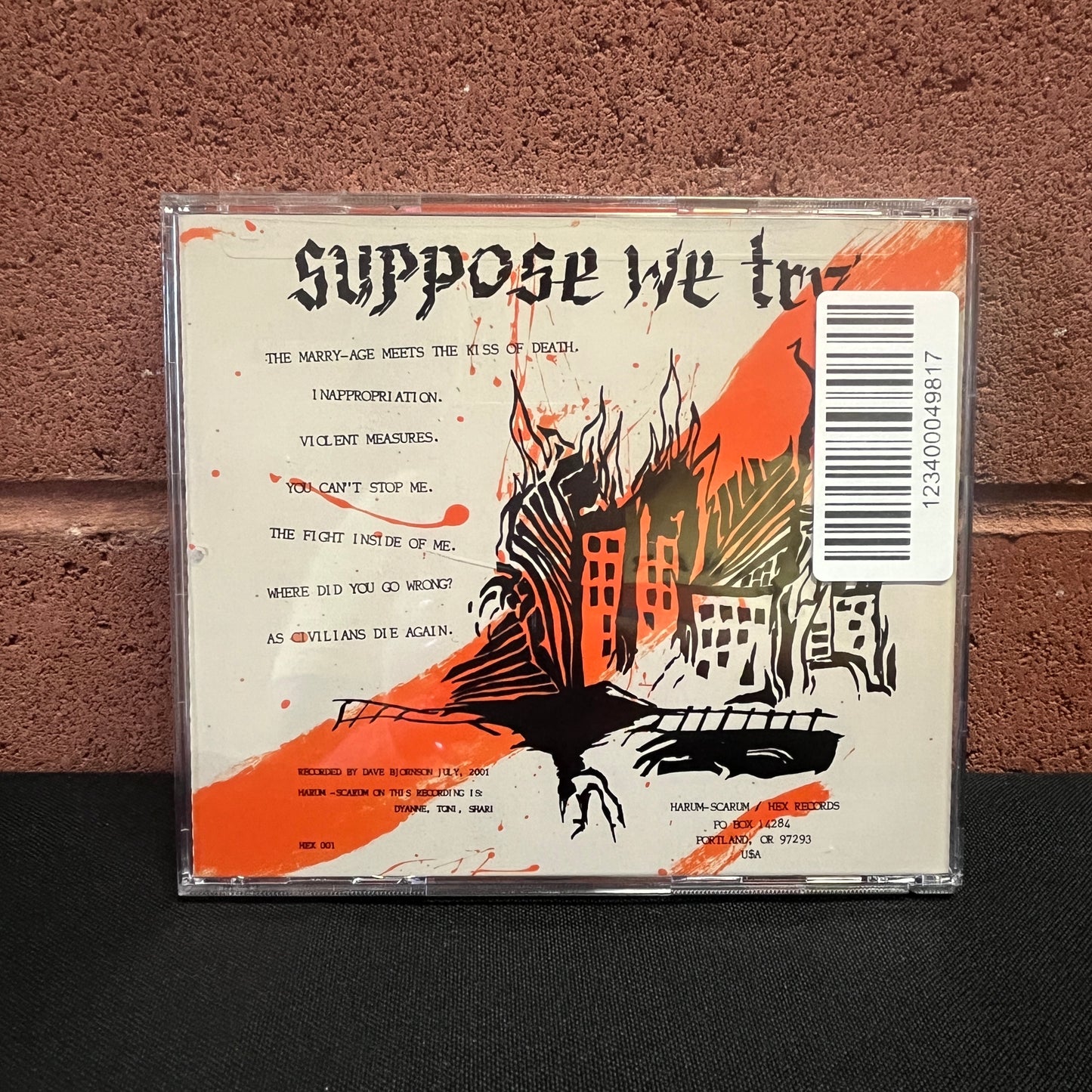 Used CD: Harum Scarum "Suppose We Try" CD