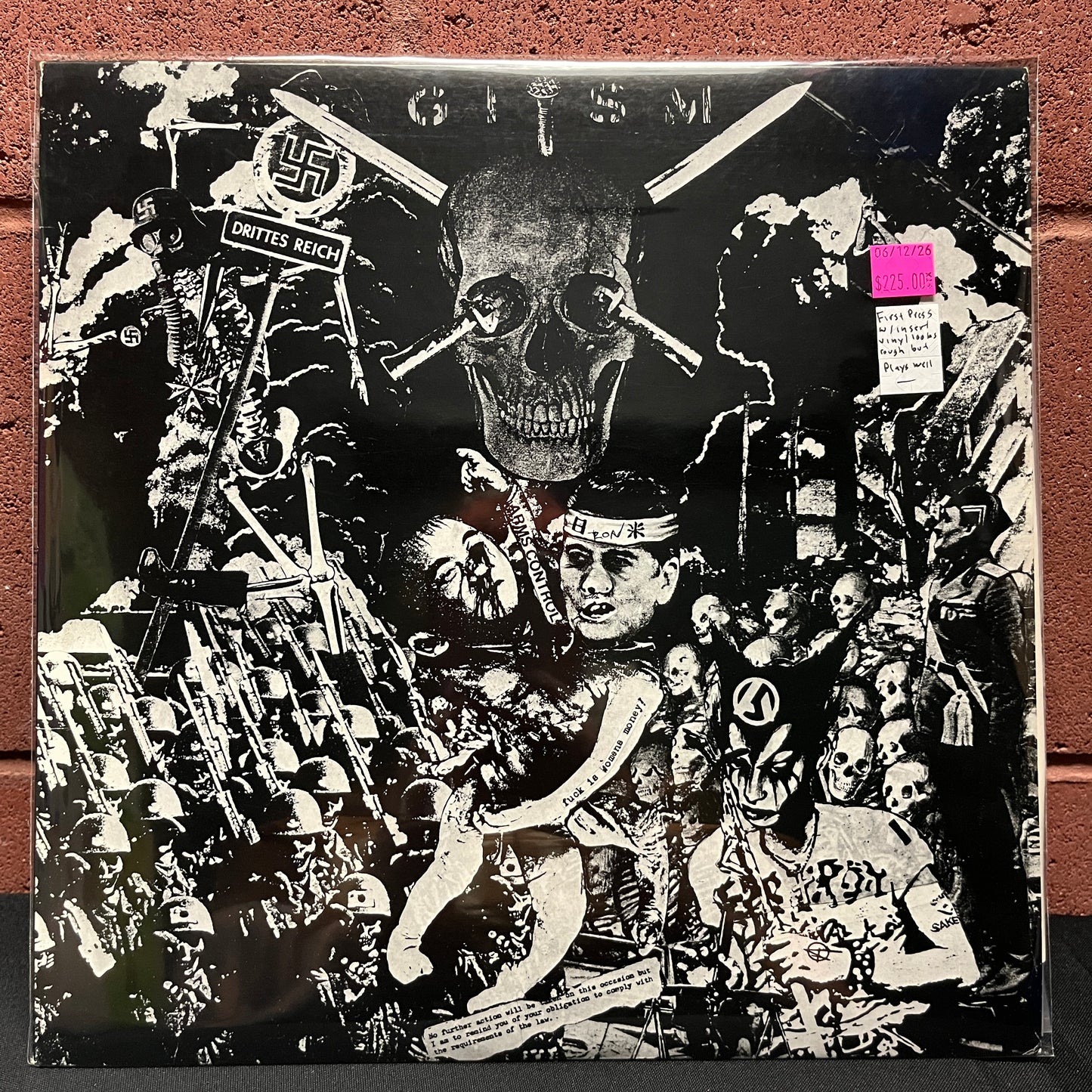 Used Vinyl: GISM "Detestation" LP (1983 Japanese Issue)