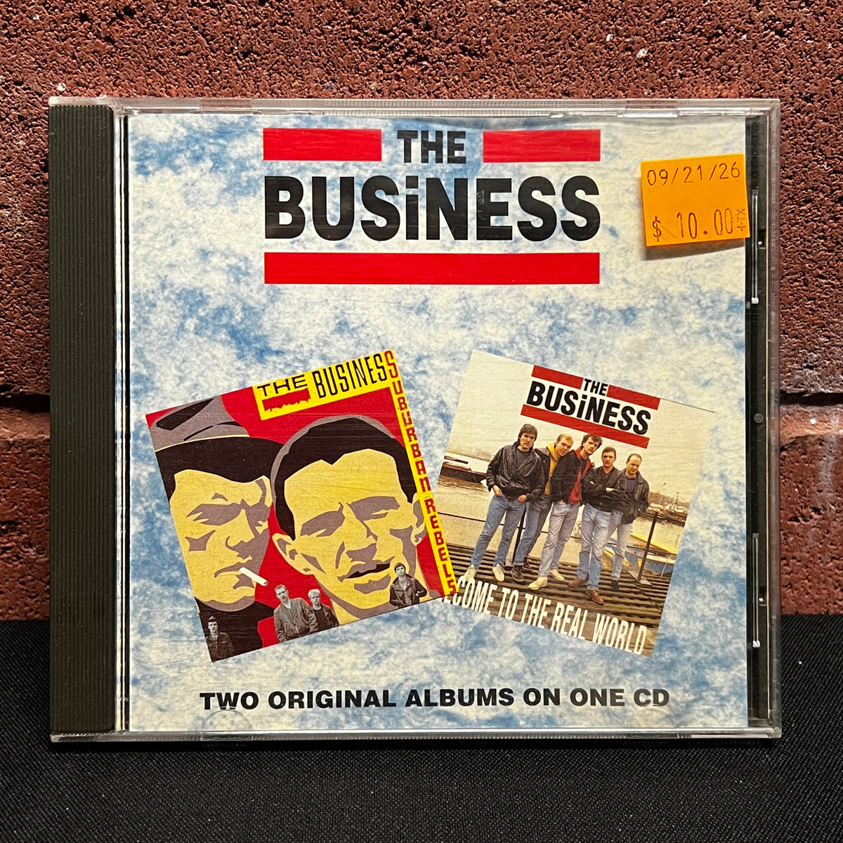 Used CD: The Business "Suburban Rebels / Welcome To The Real World" CD