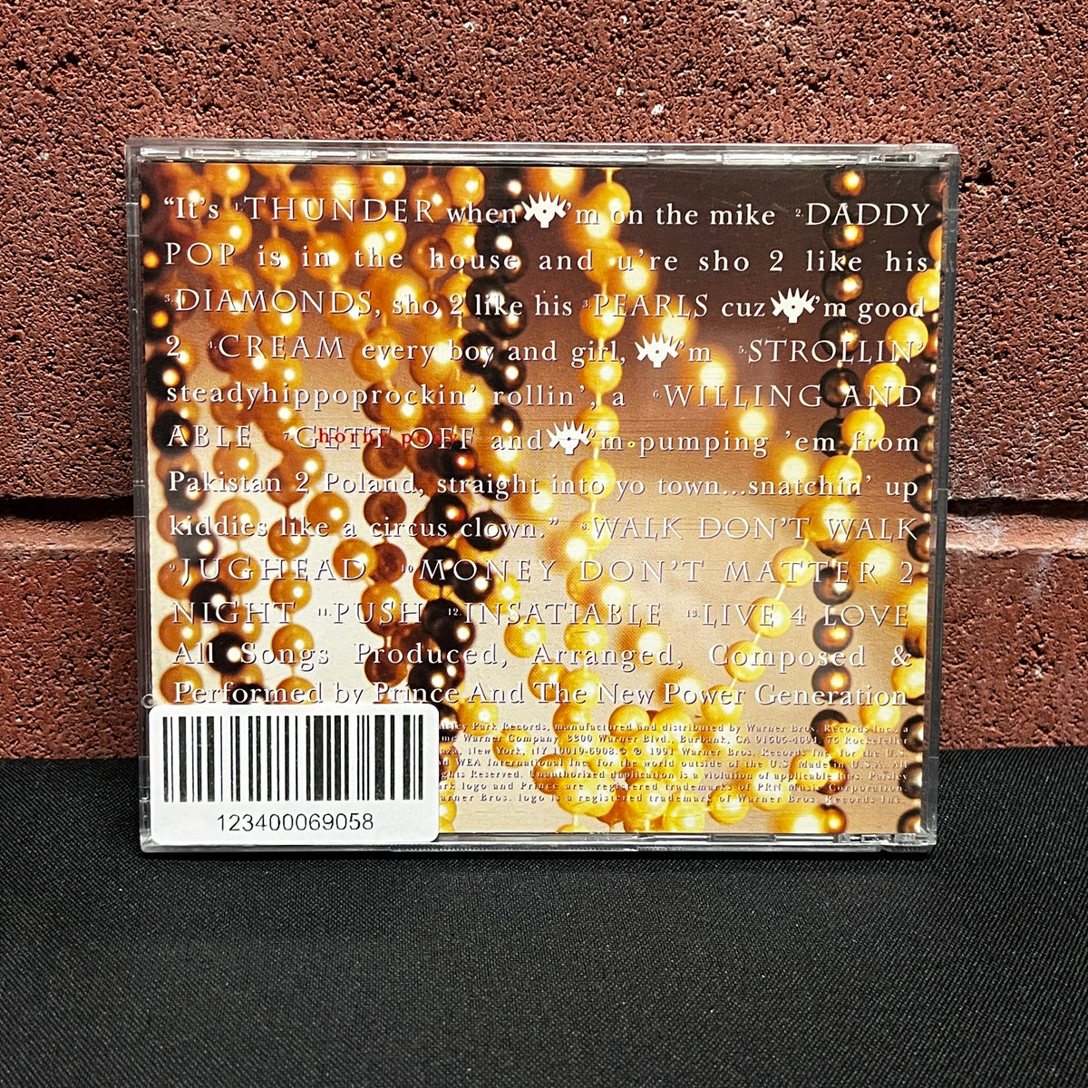 Used CD: Prince & The New Power Generation "Diamonds And Pearls" CD (EU Press Hologram Cover)