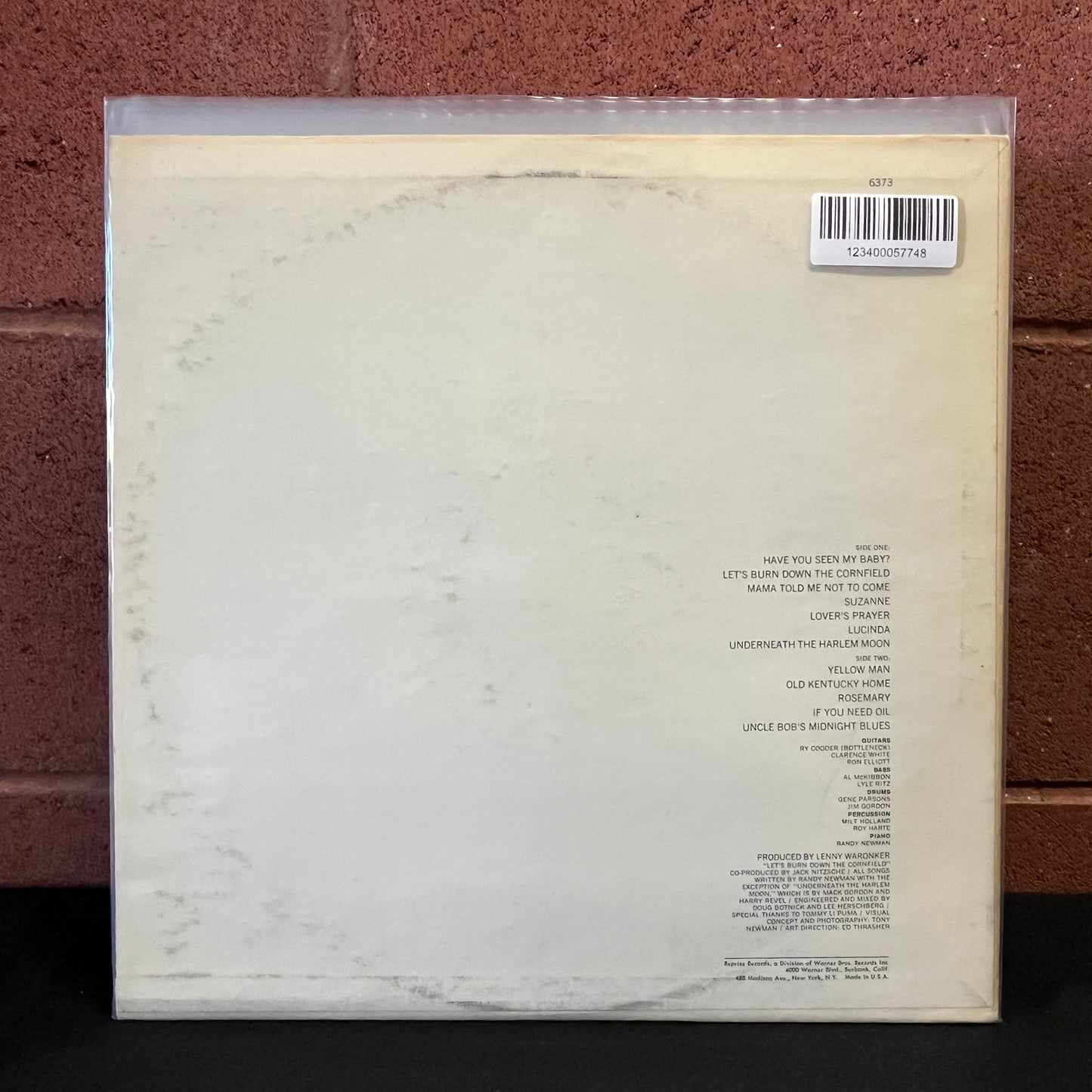 Used Vinyl: Randy Newman "12 Songs" LP