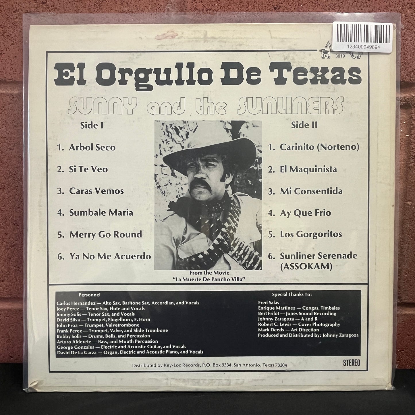 Used Vinyl: Sunny And The Sunliners "El Orgullo De Texas" LP