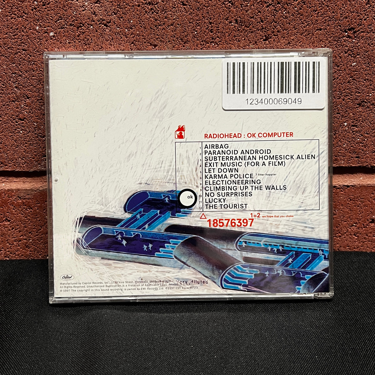 Used CD: Radiohead "OK Computer" CD (1997 Capitol Press)