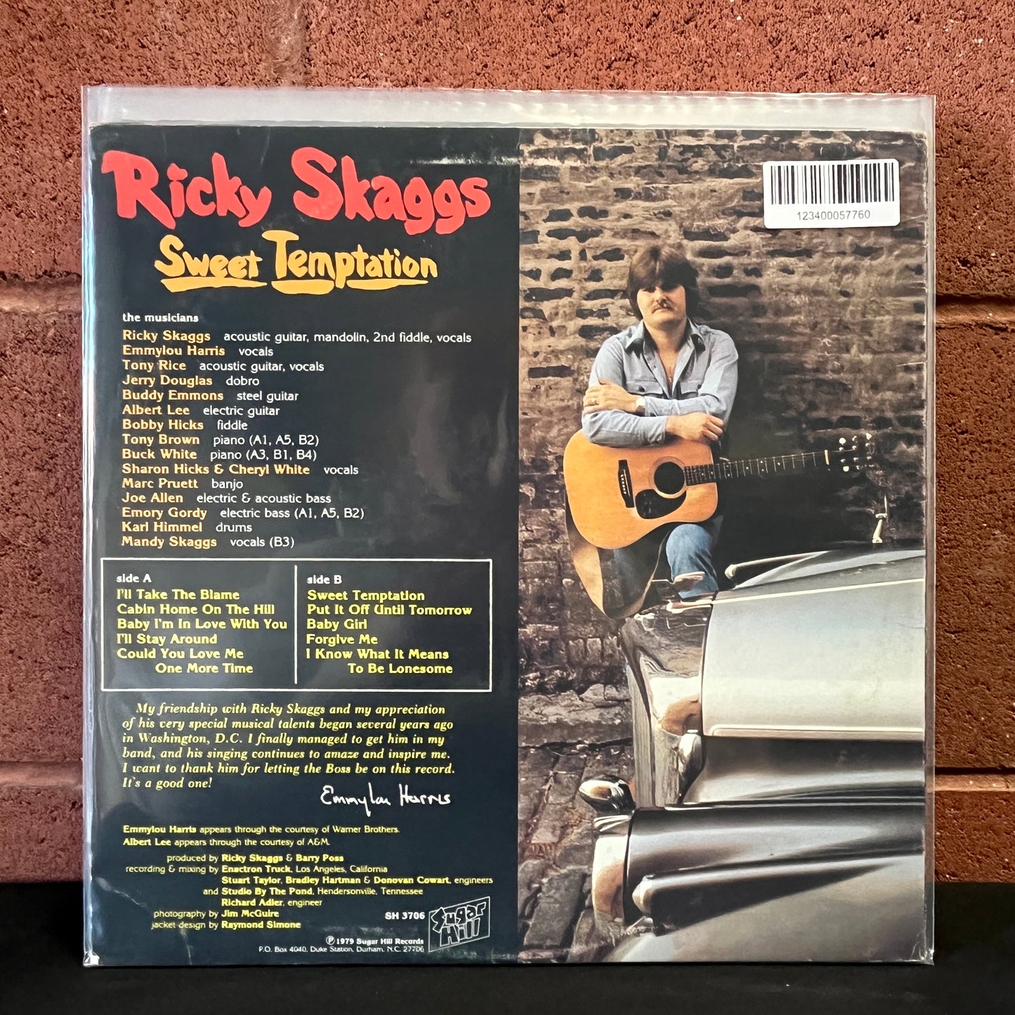 Used Vinyl: Ricky Skaggs "Sweet Temptation" LP