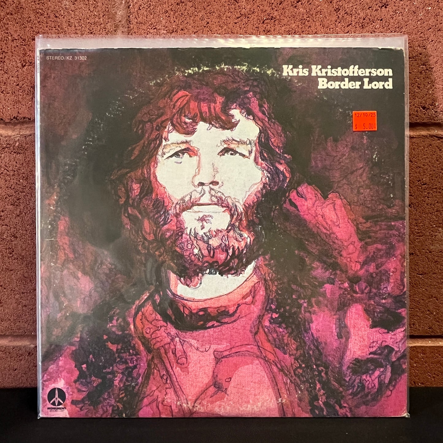 Used Vinyl: Kris Kristofferson "Border Lord" LP