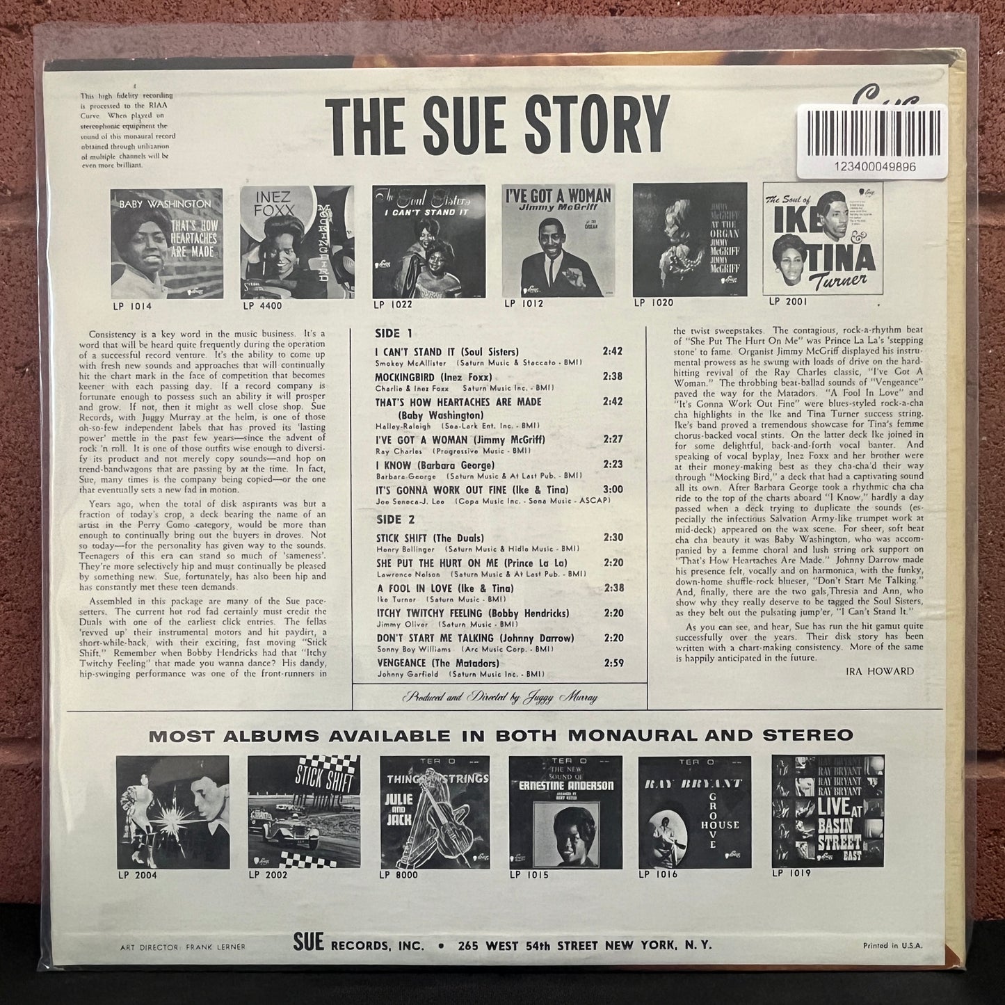Used Vinyl: V/A "Sue Records: Old Goodies" LP