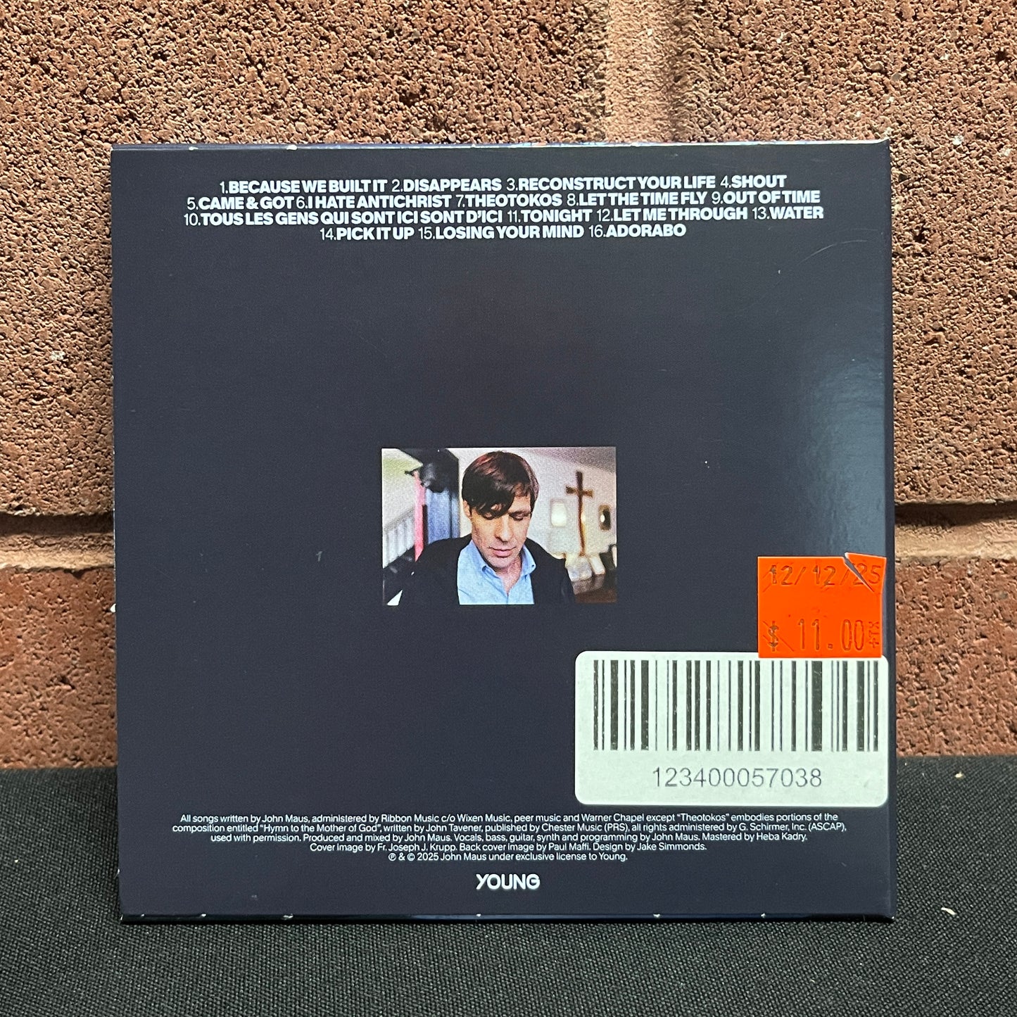 Used CD: John Maus "Later Than You Think" CD