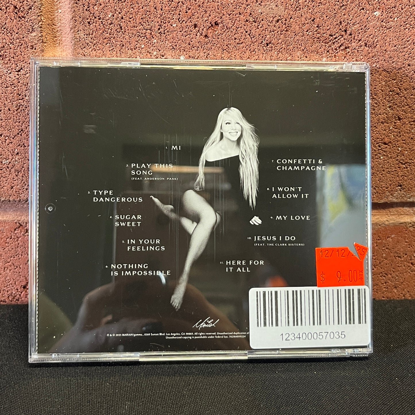Used CD: Mariah Carey "Here For It All" CD