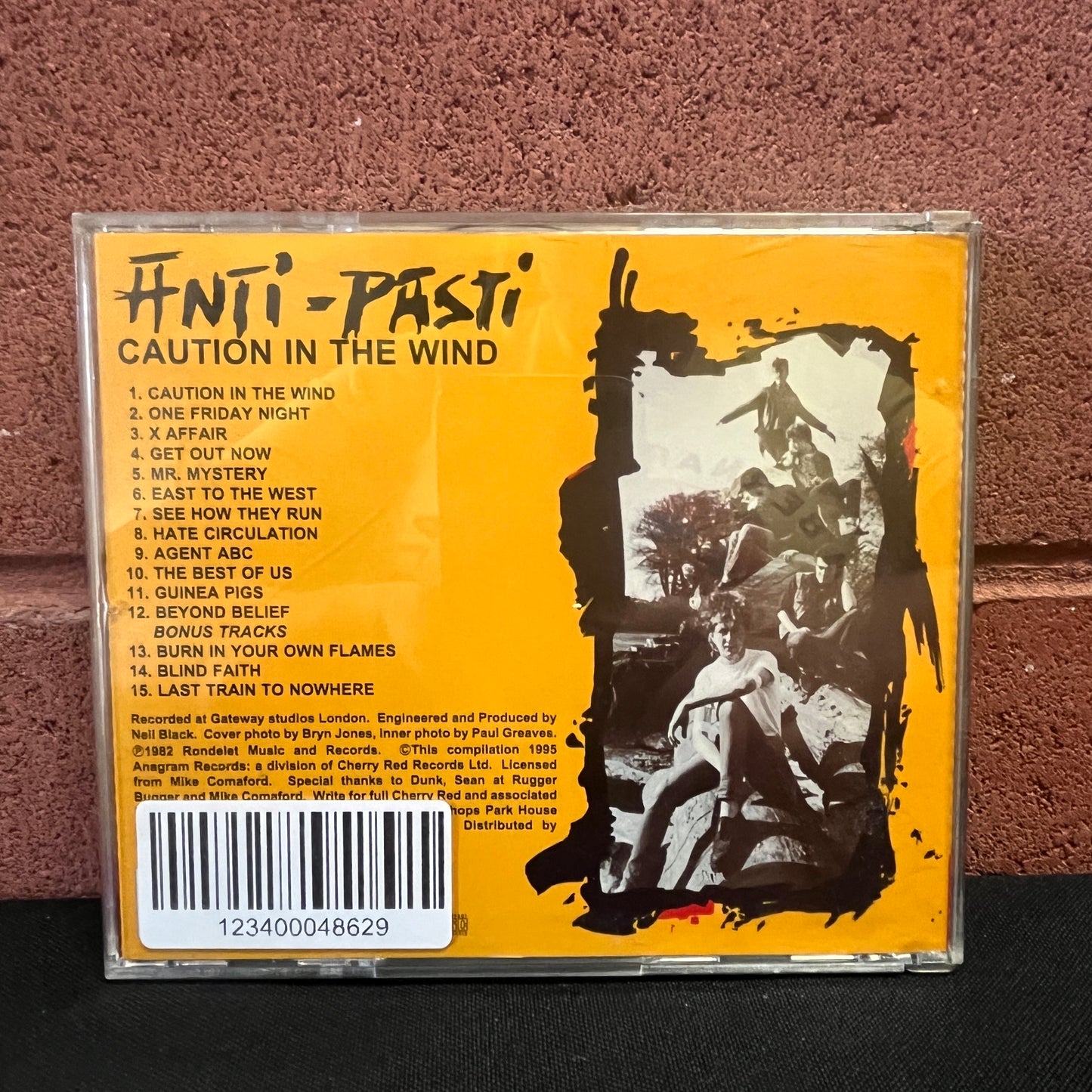 Used CD: Anti-Pasti "Caution Into The Wind" CD