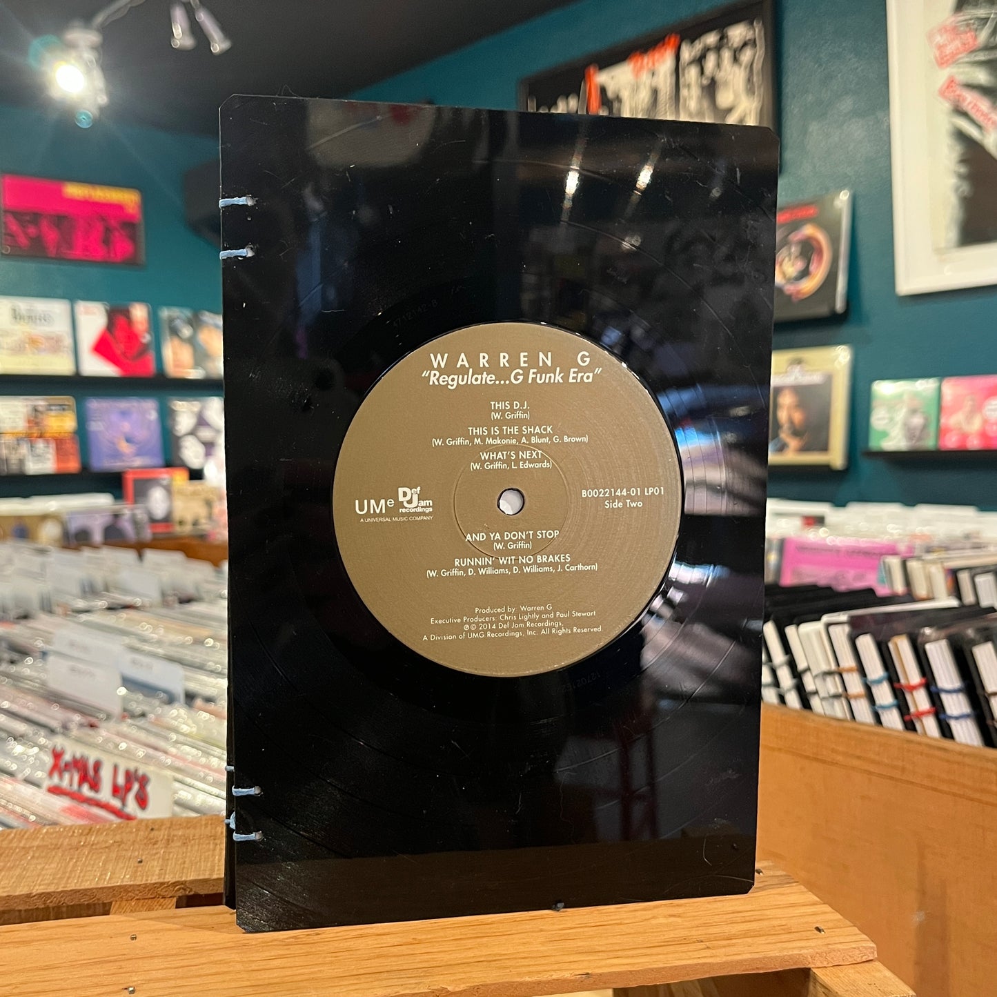 Warren G Recycled Vinyl Journal