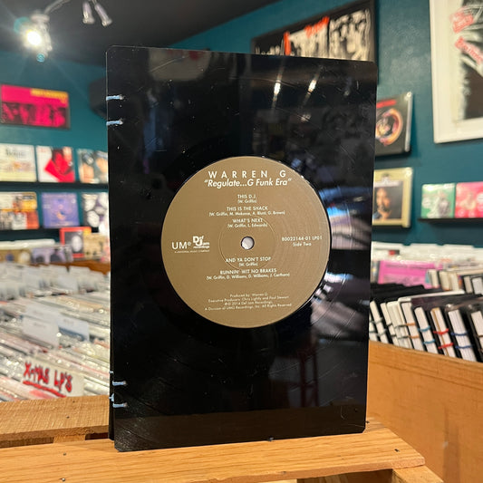 Warren G Recycled Vinyl Journal