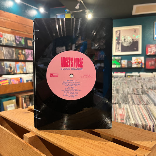 Blood Orange Recycled Vinyl Journal
