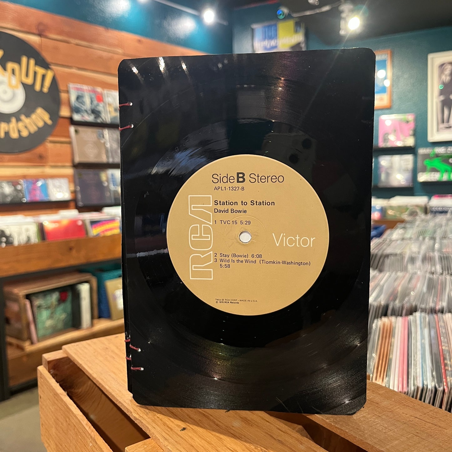 David Bowie Recycled Vinyl Journal