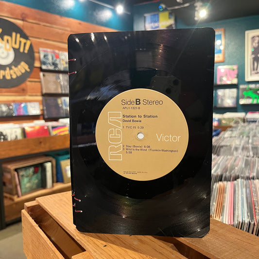 David Bowie Recycled Vinyl Journal