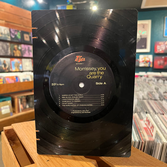 Morrissey / Richard Ashcroft Recycled Vinyl Journal