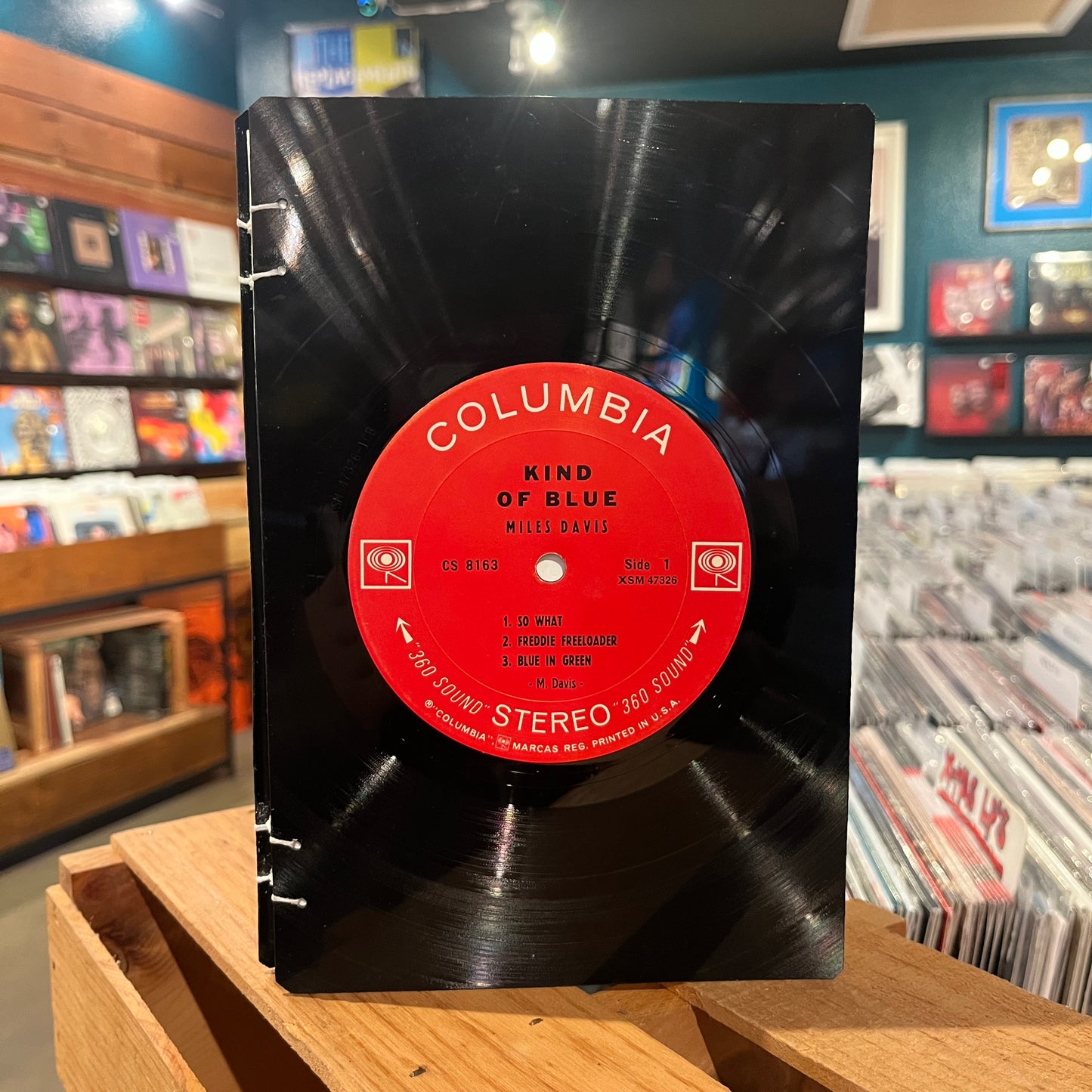 Miles Davis Recycled Vinyl Journal