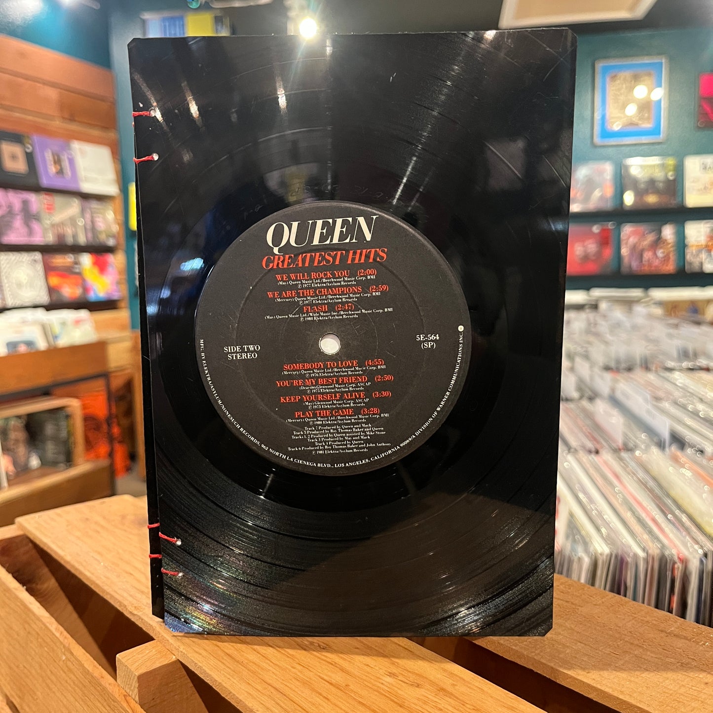 Queen / Flash Gordon Recycled Vinyl Journal