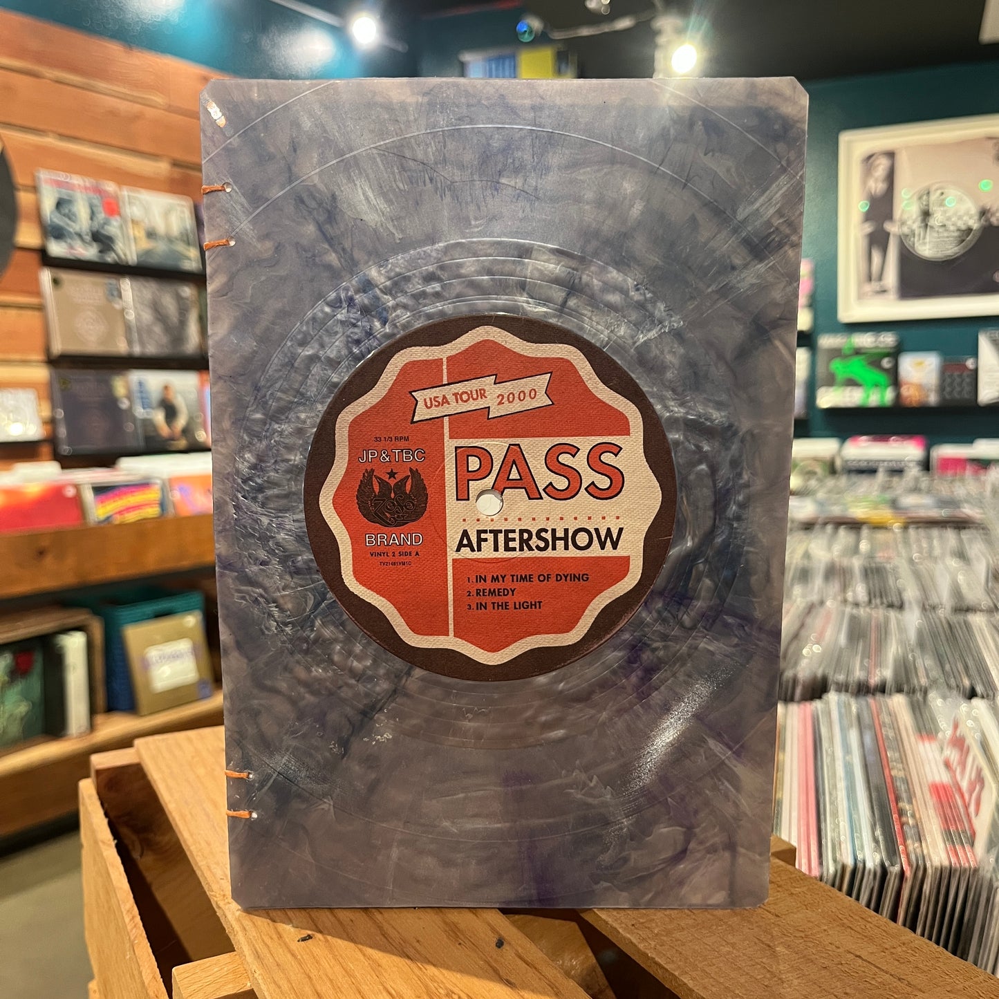 Jimmy Page & The Black Crowes Recycled Vinyl Journal