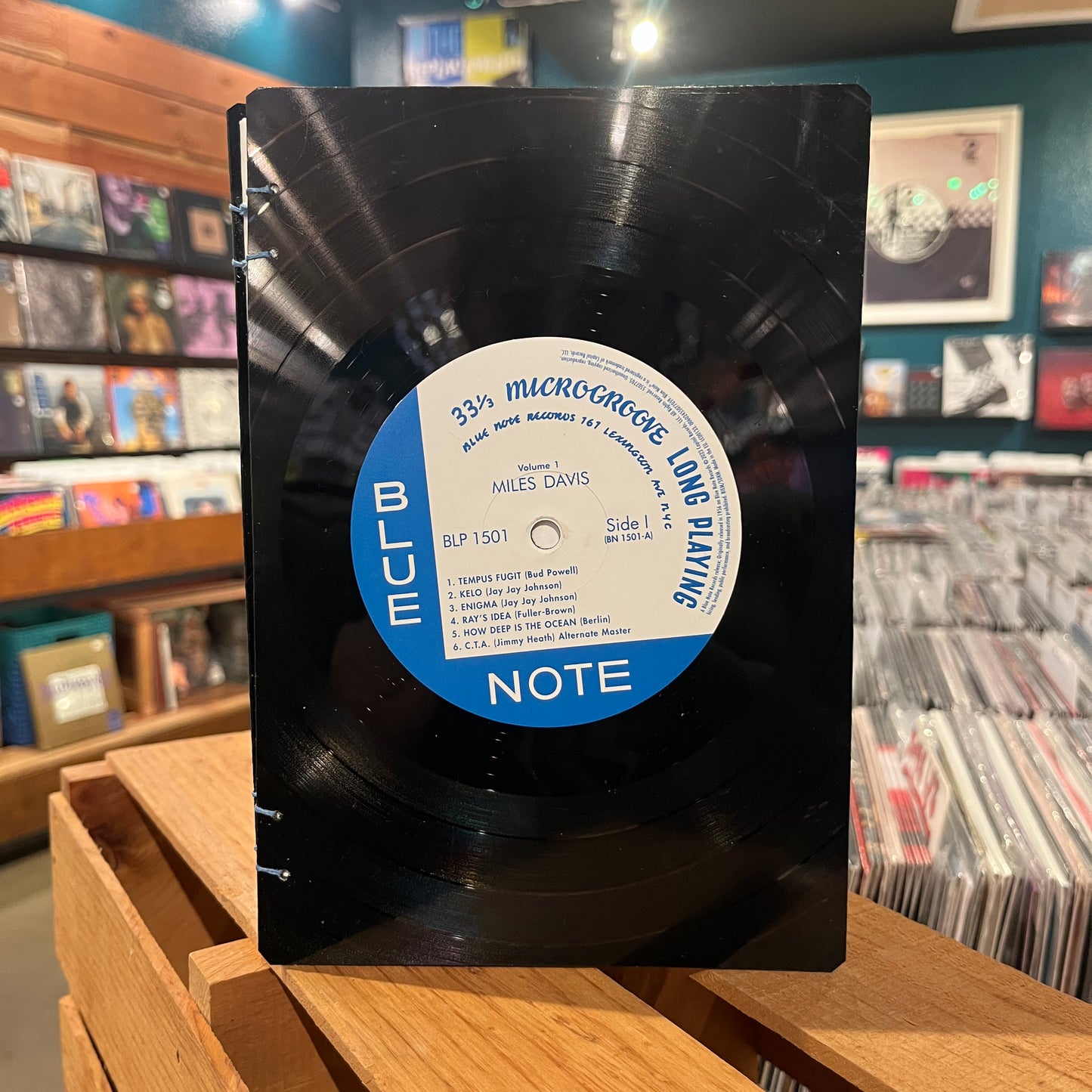 Miles Davis Recycled Vinyl Journal