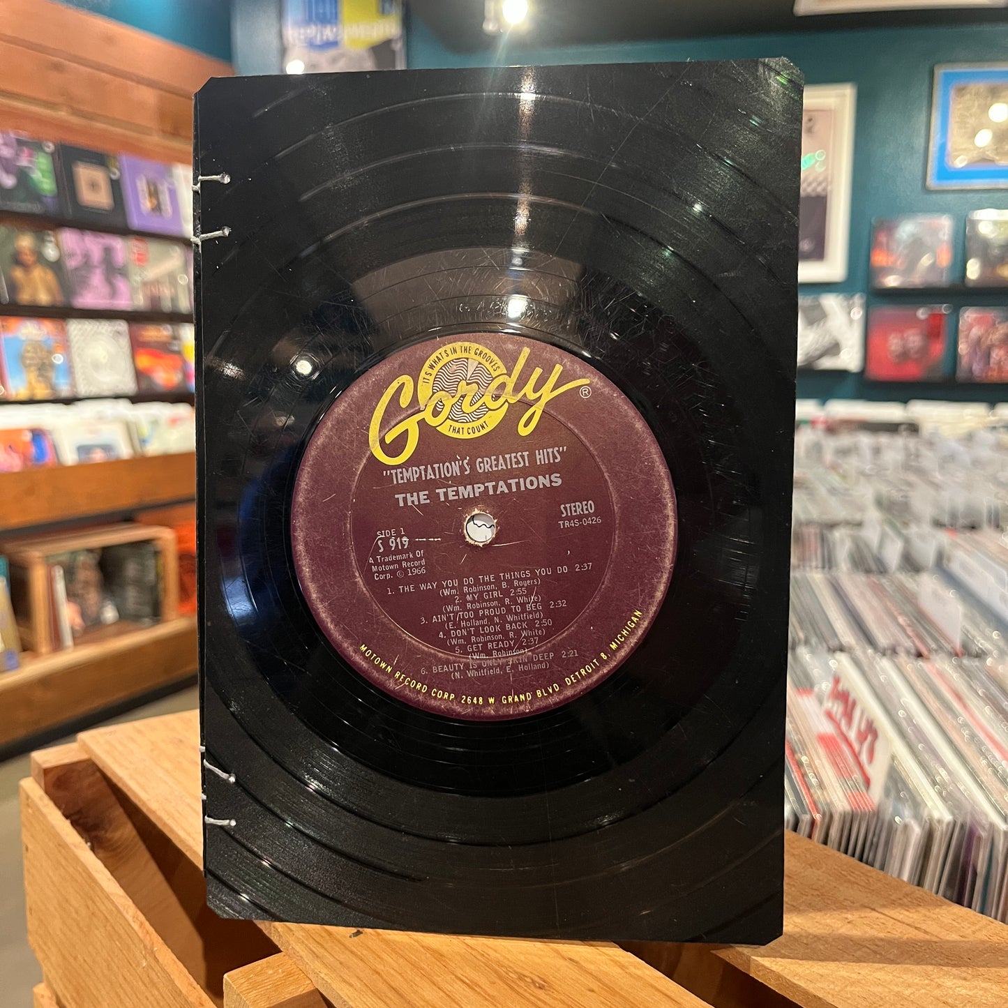 The Temptations / The Greatest 64 Motown Original Hits Recycled Vinyl Journal